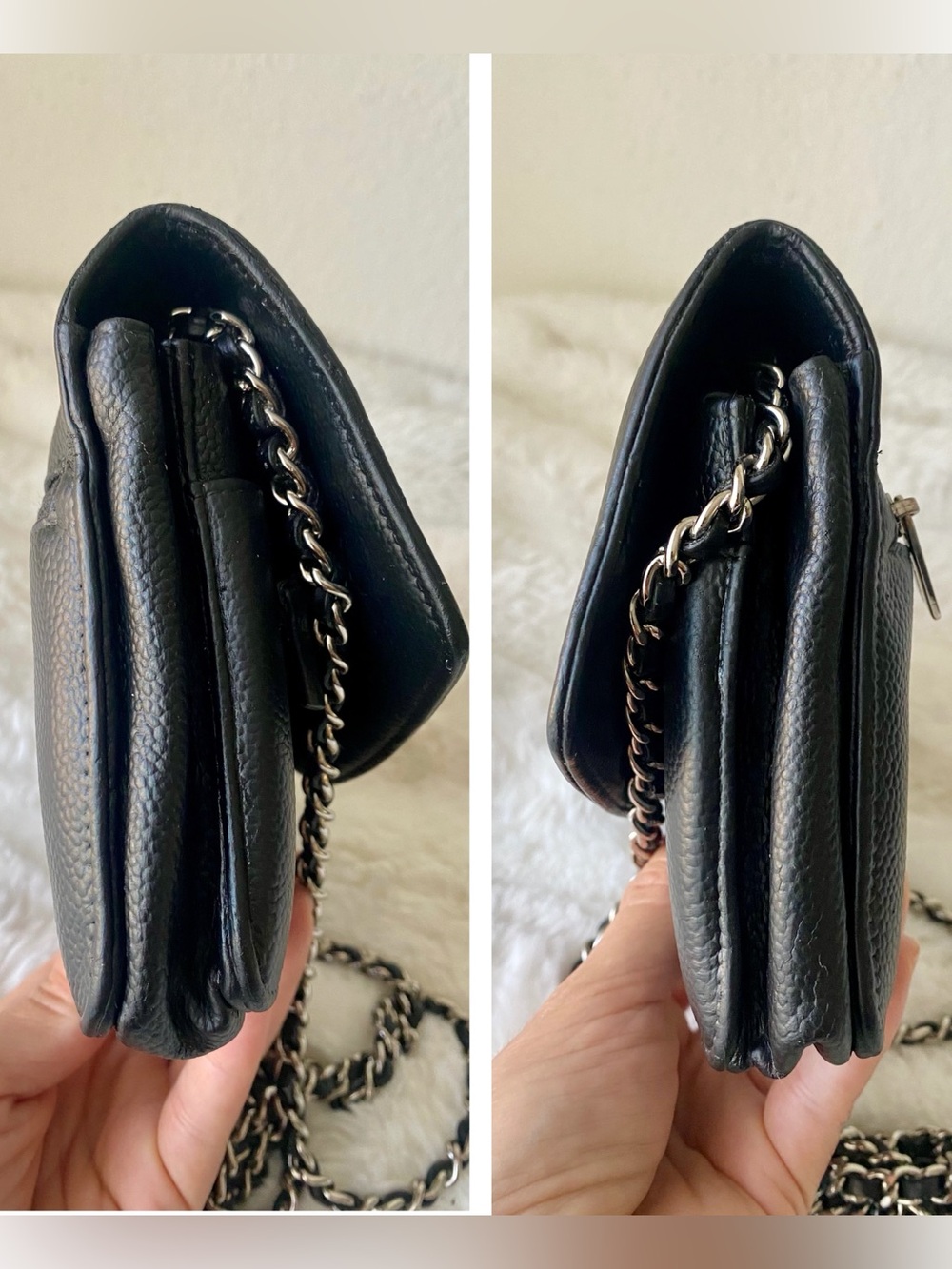 ❤️ CHANEL Caviar Timeless CC Wallet on Chain - Picture 7 of 17